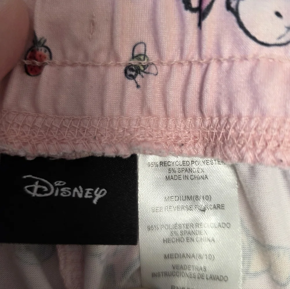 Disney Winnie The Pooh Lounge Pants Pink Womens Sleep Joggers Size Medium - Picture 4 of 6